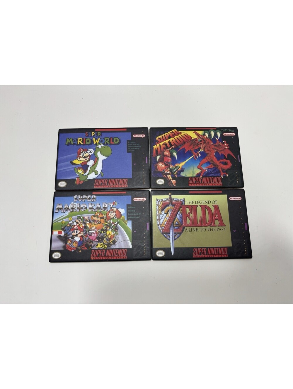 Super Nintendo Retro Gaming Coasters Official Licensed Product Paladone